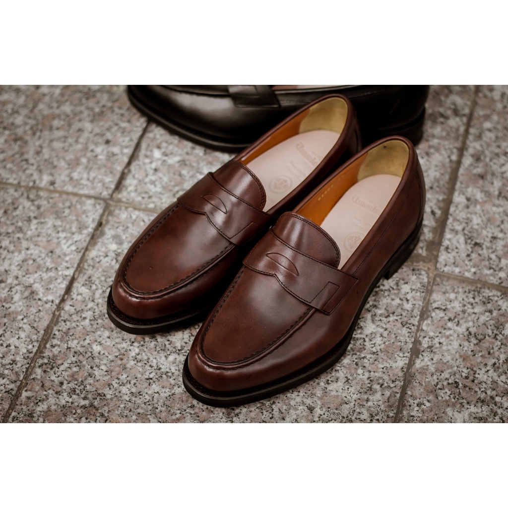 Giày tây nam da bê Loafer thủ công cao cấp U 2008 của thương hiệu Union Imperial