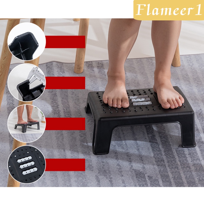 [Flameameer1] Gác Chân Có Con Lăn Massage Kết Cấu Bàn Làm Việc Cho Phòng Tắm