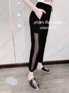 Quần kaki phối lưới hông (HS)