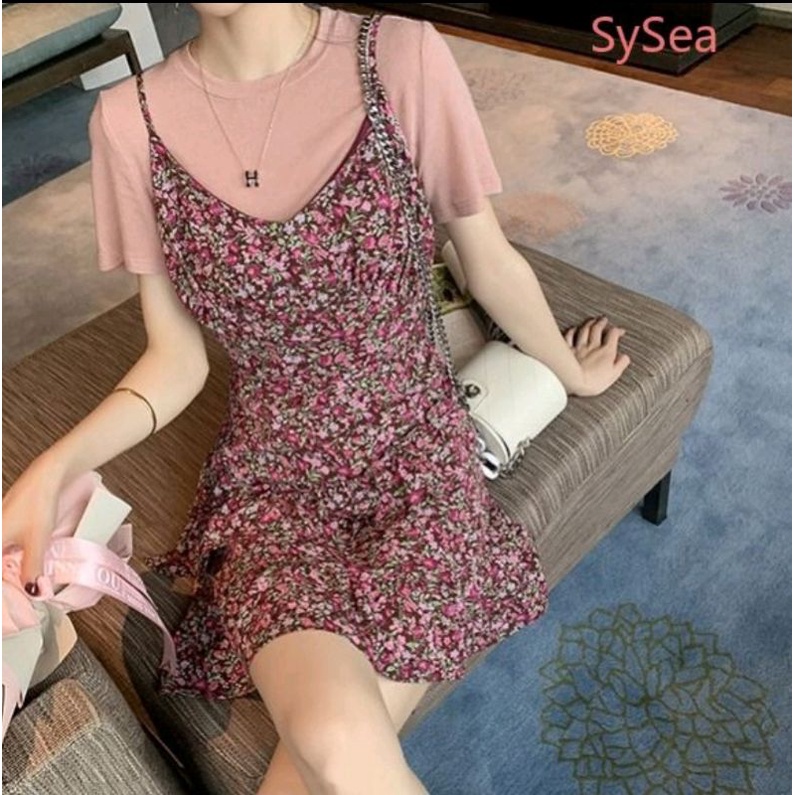 Thanh lý/ Pass đầm dây hoa xòe bèo