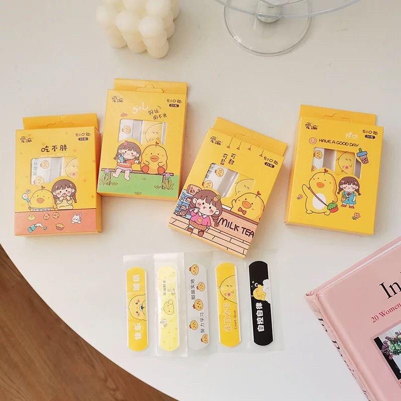 Băng dán cá nhân hình heo hồng KHÔNG THẤM NƯỚC, băng Urgo Zanmoo