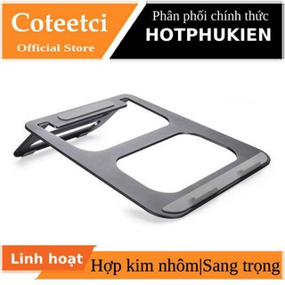 Giá đỡ Aluminum tản nhiệt cho Macbook / Laptop hiệu Coteetci Aluminum thiết kế nhôm nguyên khối - Hàng chính hãng