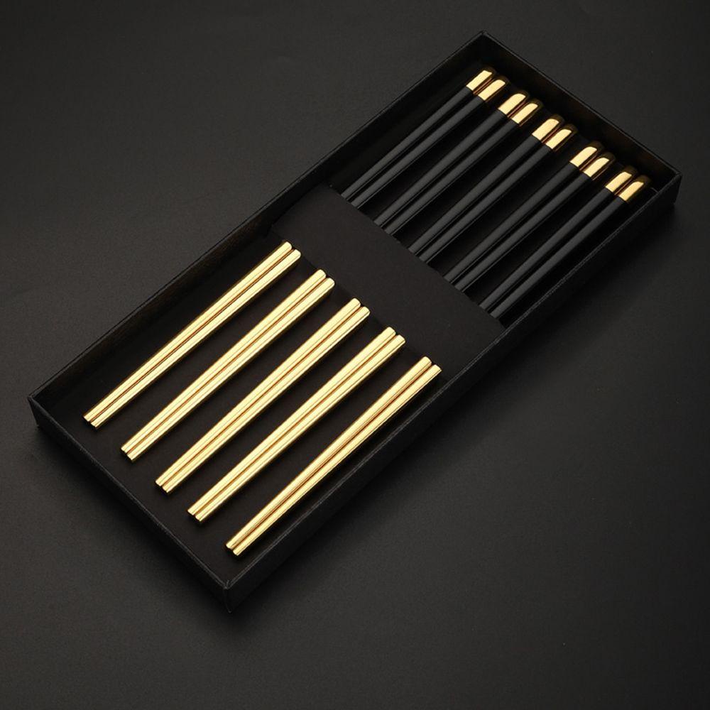 1 Bộ Đũa Ăn Chống Trượt Di Động Tiện Dụng Cho Nhà Bếp