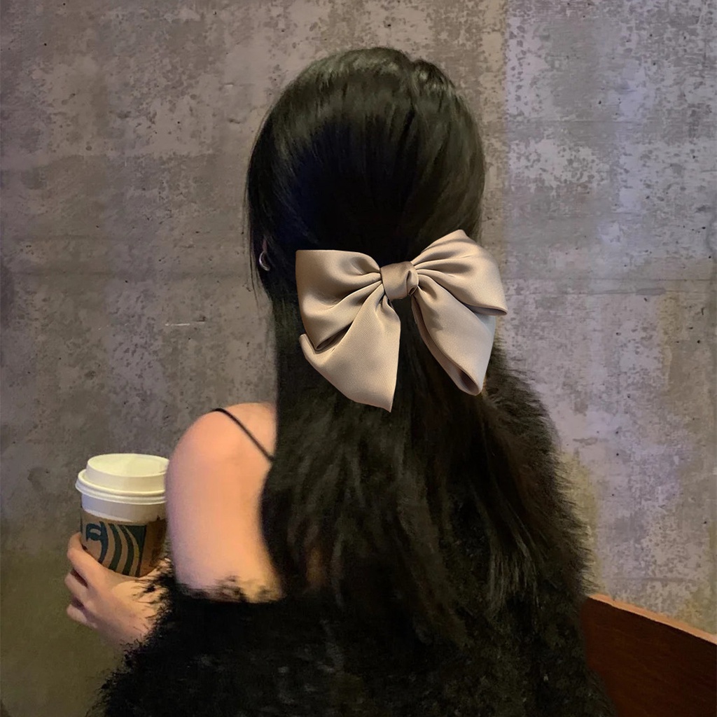 Kẹp Tóc Nơ Lớn Thời Trang Nhật Bản Ngọt Ngào