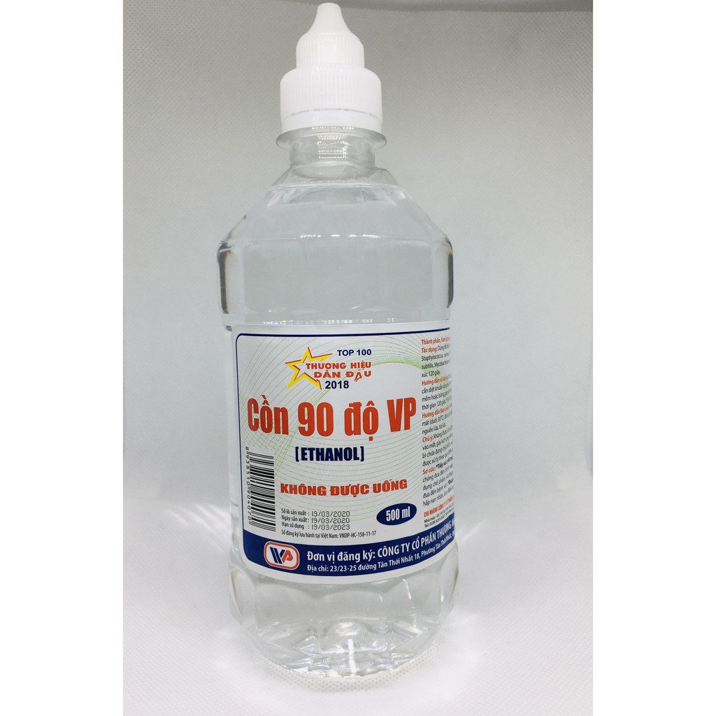 [90 Độ ] Cồn 90 Độ VP 500ml Vĩnh Phúc