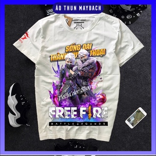 [Bán Chạy] Áo Thun Free Fire - Áo FF Lãng Khách Tím