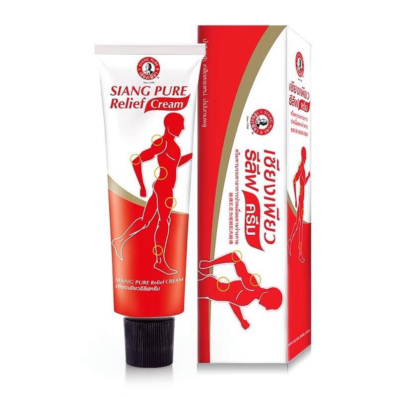 ❝Dầu Nóng Xoa Bóp 𝗥𝗘𝗟𝗜𝗘𝗙 Cream 𝗦𝗜𝗔𝗡𝗚 𝗣𝗨𝗥𝗘 Thái lan 30g❞