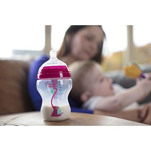 Bình Sữa TOMMEE TIPPEE 150ml - 260ml Báo Nóng Advanced Anti-Colic