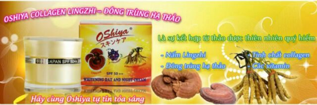 Kem  đông trùng hạ thảo oshiya