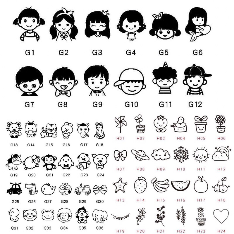 Con dấu in tên cho bé trai/gái theo yêu cầu