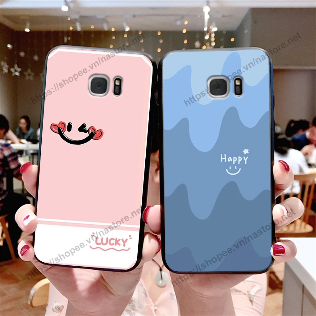 Ốp lưng Samsung S4 / S5 / Note 4 / Note 5 mặt cười, họa tiết caro đơn giản đẹp cute