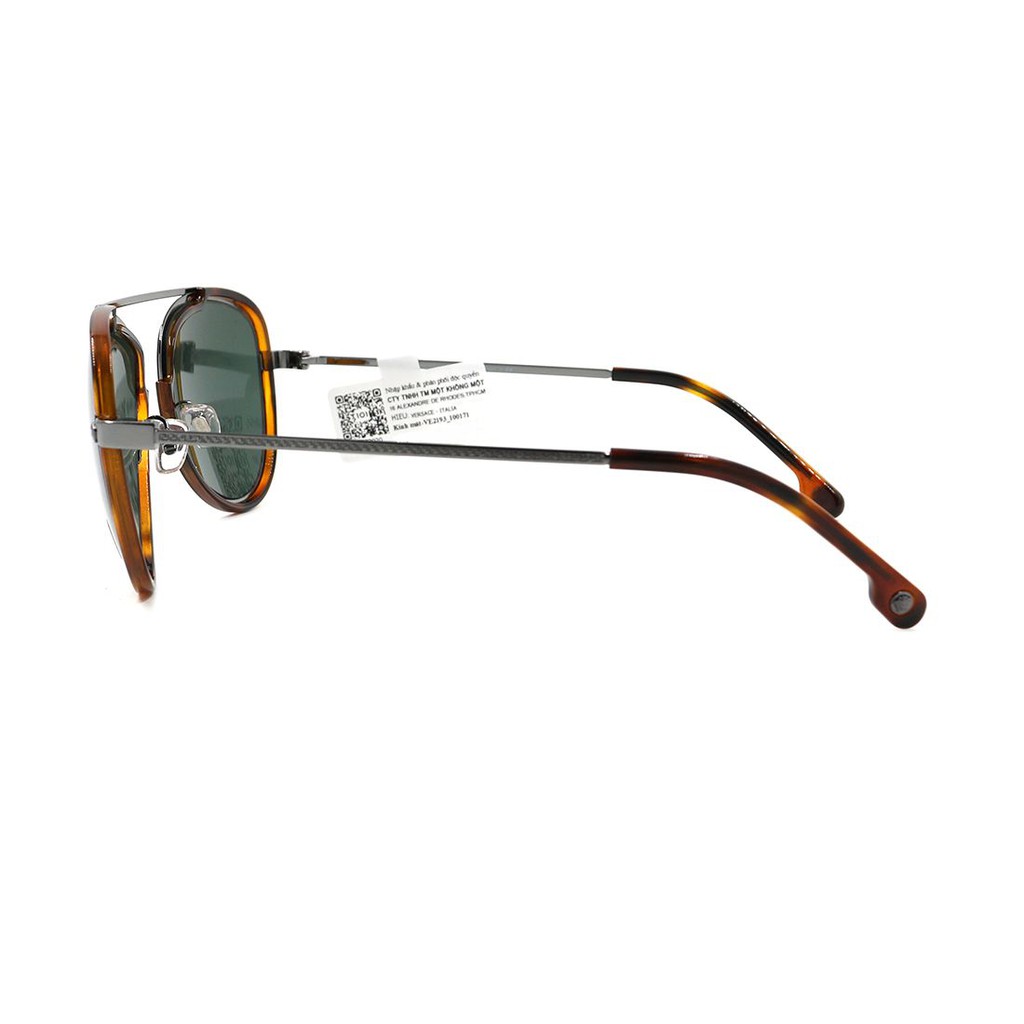 Kính mát nam nữ thời trang Versace VE2193 1001/71 chính hãng, thiết kế dễ đeo bảo vệ mắt