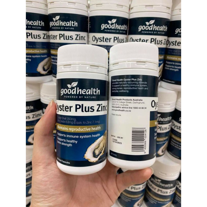 Tinh chất hàu Úc Oyster Plus ZinC lọ 60 viên ⚡Kèm quà tặng⚡ Tăng cường sinh lý,tăng chất lượng tinh binh