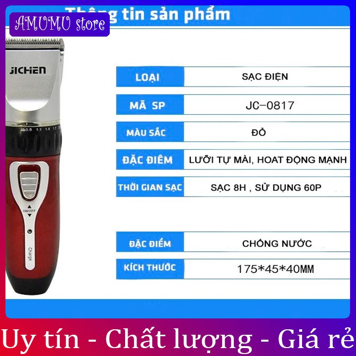 TÔNG ĐƠ CẮT TÓC JICHEN JC-0817