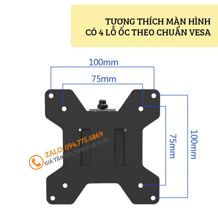 Giá Treo 4 Màn Hình Máy Tính 17 - 27 Inch - Model: M054 - Tay Đỡ Bốn Màn Hình Xoay 360 Độ - Tải Trọng 8Kg 1Tay