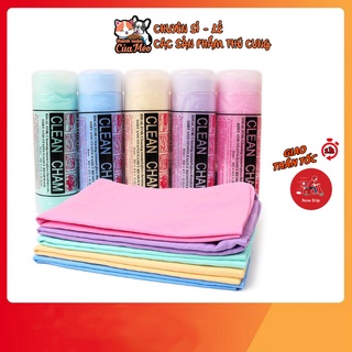 Khăn Tắm Dành Cho Chó Mèo Siêu Thấm Hút CLEAN CHAM (Có Hộp)