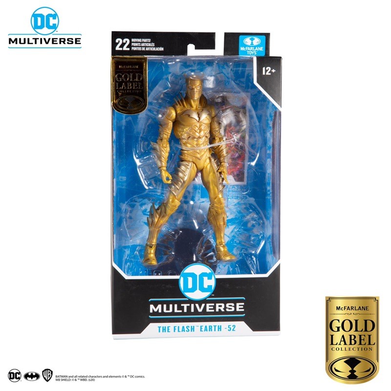 Mô hình McFarlane 🦇 DC Multiverse 7-inch 🦇 Earth -52 The Flash Gold Label - Walmart Exclusive