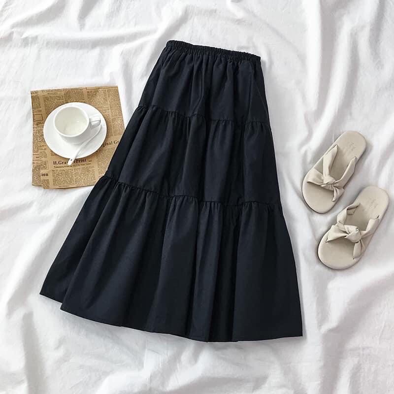 Chân váy ulzzang tầng dáng dài hot hit hiện nay, chất voan mềm mịn, lên form cực chuẩn cực xinh | BigBuy360 - bigbuy360.vn