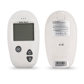 Combo 10 máy đo đường huyết sinocare safe accu (25 que và 25 2