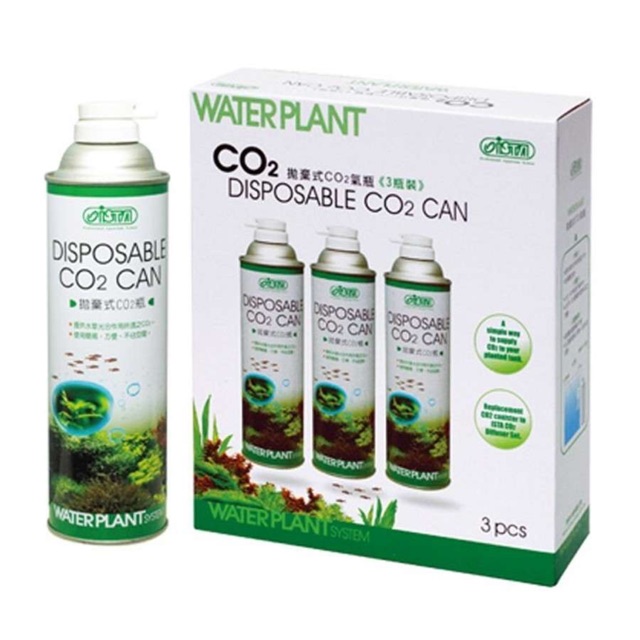 Bộ Kit Co2 Ista - Thích hợp cho hồ thuỷ sinh nhỏ (BÌNH 120 GRAM)