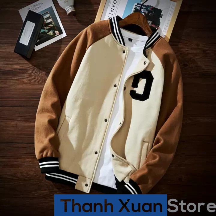 Áo Khoác BOMBER MAR.CUS. Ulzzang Unisex - Áo bóng chày 45-80kg | BigBuy360 - bigbuy360.vn