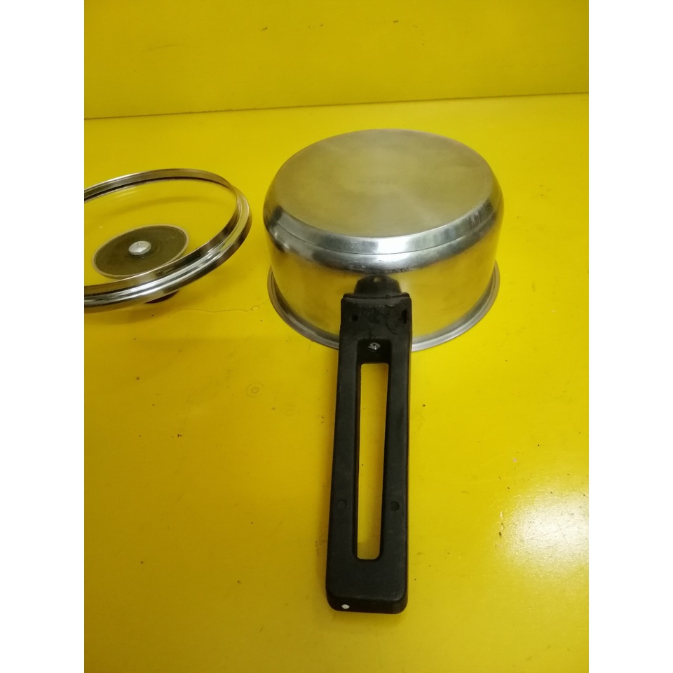 Quánh inox nội địa Nhật, size 15cm, cao 7cm (mã 803), Dùng được bếp từ