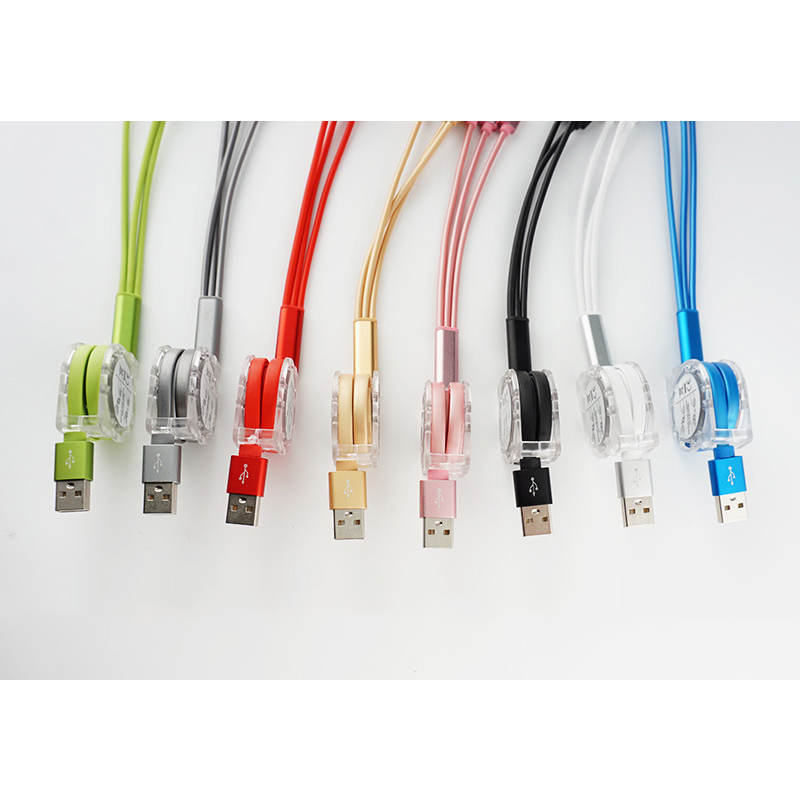 ANDROID IPHONE HUAWEI Dây Cáp Sạc Dữ Liệu Micro Usb Loại C 3 Trong 1 Tiện Dụng