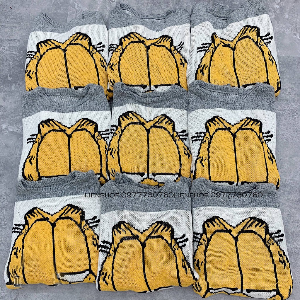 [ ảnh tự chụp ] áo len ghi mặt mèo | BigBuy360 - bigbuy360.vn