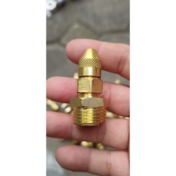 Đầu nối ren ngoài ống mềm phi 21 , tưới cây đồng ( nấm hoặc quay móc câu )