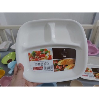 Khay ăn dặm cho bé Nakaya 3 ngăn - Hàng nội địa Nhật