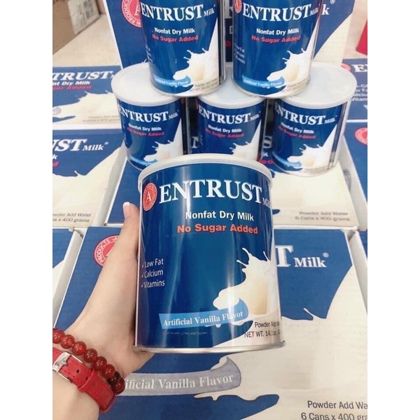 sữa dành cho người tiểu đường Entrust Mỹ