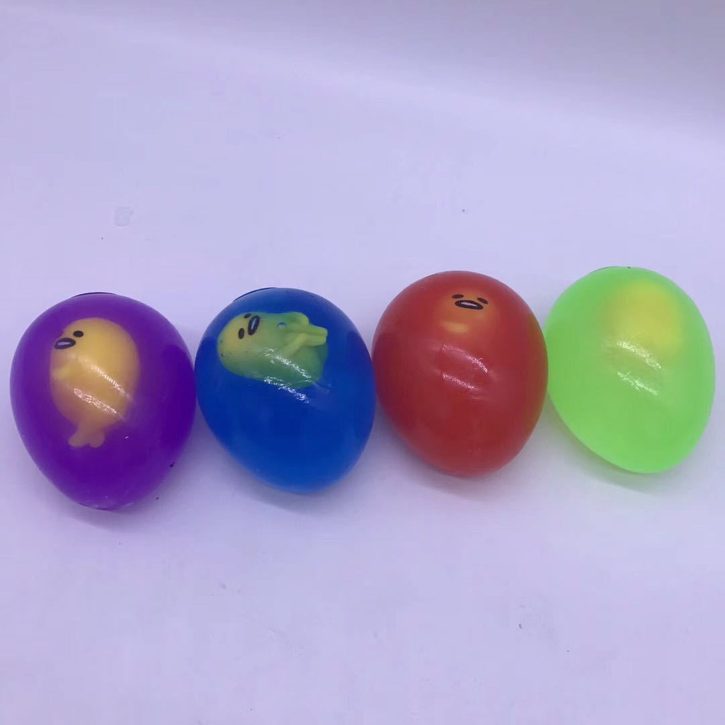 Trứng lười Gudetama Màu Mè Bóp Trút Giận Giải Tỏa Căng Thẳng Xã Stress cực kì thú vị