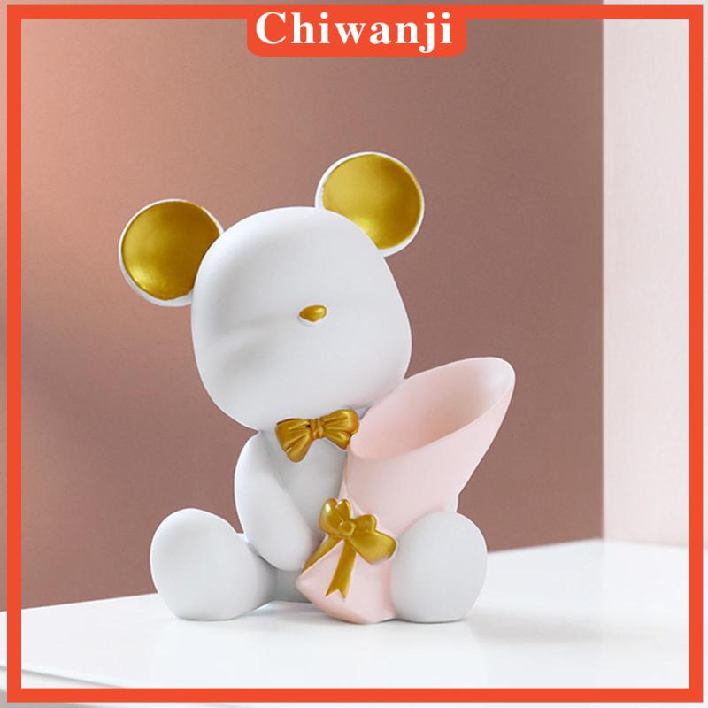 Giá Đỡ Chậu Cây Bằng Resin Hình Gấu Dễ Thương