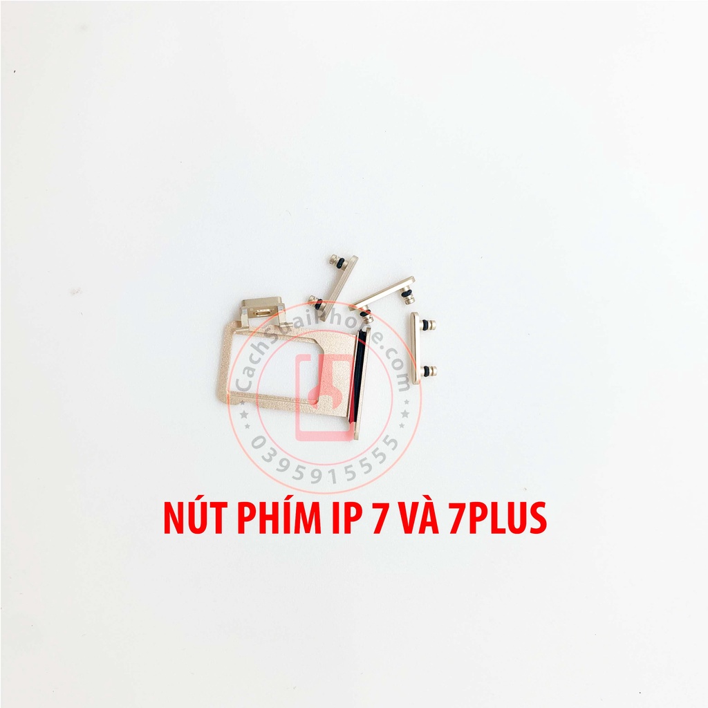 Bộ Nút Bấm và Khay Sim 7 7 Plus tương thích Điện Thoại 7 7 Plus Táo