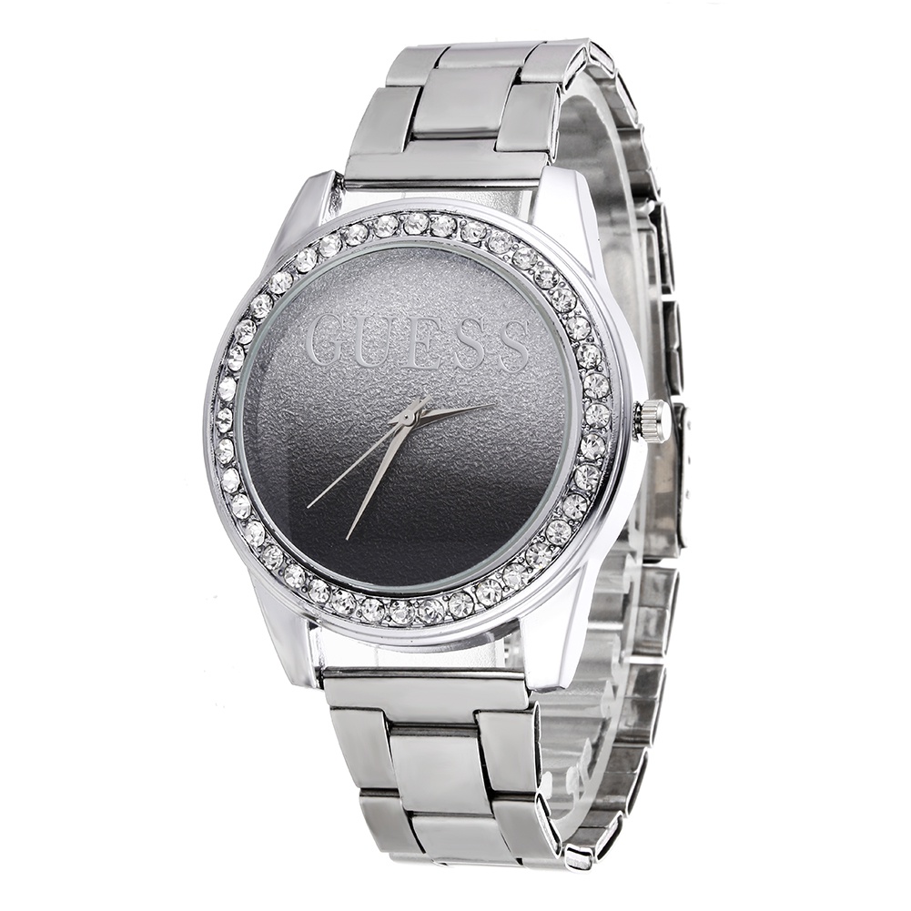 Đồng Hồ Quartz Đính Đá Kim Cương Màu Gradient Phong Cách Doanh Nhân Thời Trang Năm 2023 Cho Nữ