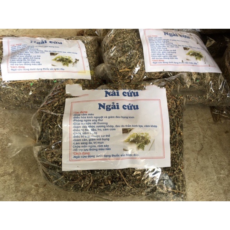 Cây ngải cứu khô 1 kg có sẵn. nhiều