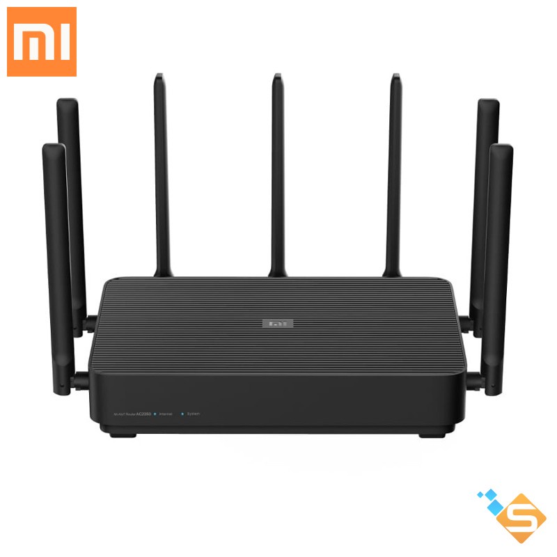 Bộ phát Wifi Router Xiaomi AC2350 AIoT hỗ trợ 128 thiết bị - 2 băng tần 2,4GHz và 5GHz - Bản Quốc Tế DGW Phân Phối