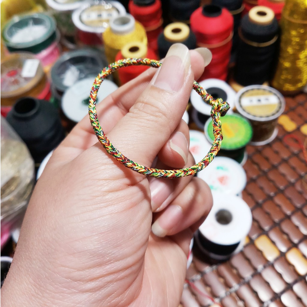 Vòng Nam Ngũ Sắc Đan Đẹp ( Ghi chú size cổ tay )