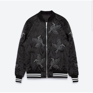 Áo Boomber Zara thêu