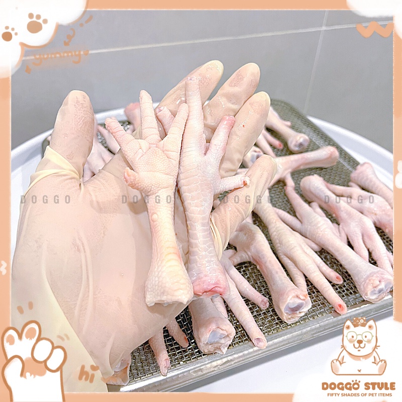 Treat Bánh Thưởng Cho Chó Chân Gà Sấy Khô DOGGO Homemade Không Chất Bảo Quản 100G Thức Ăn Cho Chó Thú Cưng