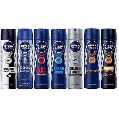 Xịt Khử Mùi Toàn Thân Nivea Men 150Ml - 200Ml