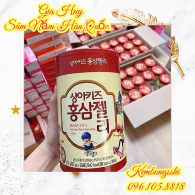 [HÀNG MỚI VỀ] Thạch Hồng Sâm Baby Sanga Hàn Quốc Cho Bé | BigBuy360 - bigbuy360.vn