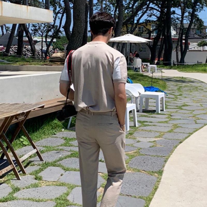 Áo Thun Tay Ngắn Cổ Tròn Thời Trang Dành Cho Nam