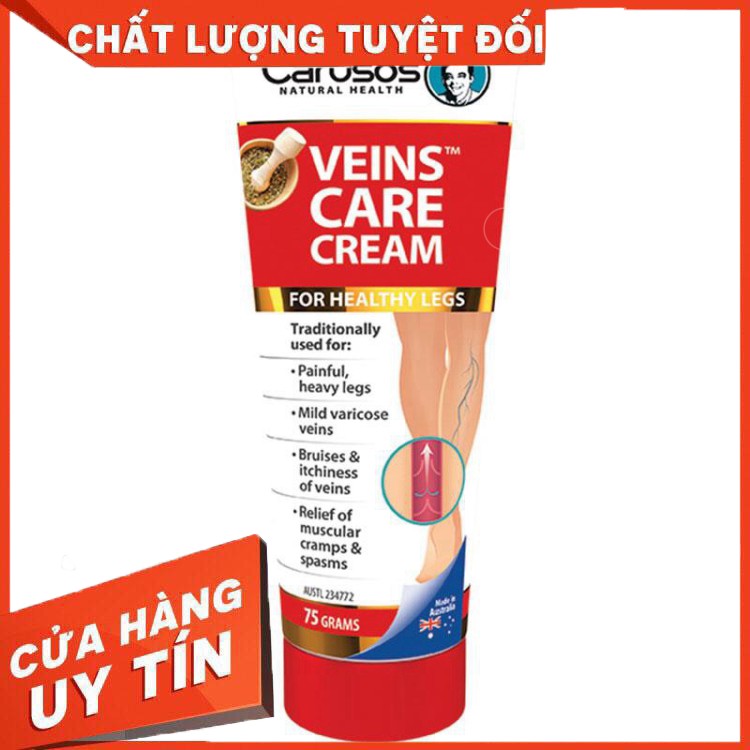 Free Ship Kem thoa suy giãn tĩnh mạch Vein Clear Caruso's