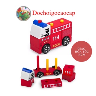 Lắp ráp xe cứu hỏa Winwintoys