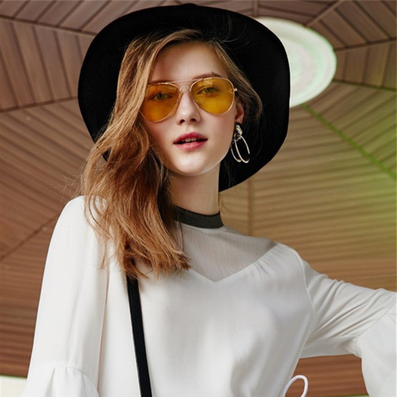 Mới Kính Mát Gọng Kim Loại Hình Oval Chống Tia Uv400 Thời Trang Cho Nam Nữ | BigBuy360 - bigbuy360.vn