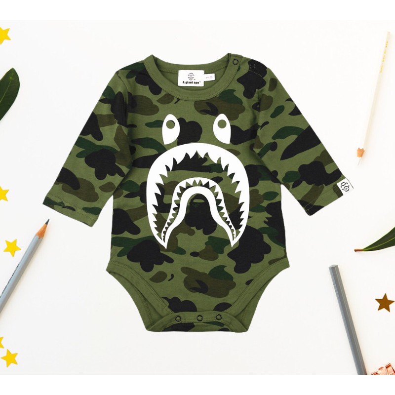 Bodysuit chíp hãng BAPE siêu cấp chất cotton | BigBuy360 - bigbuy360.vn