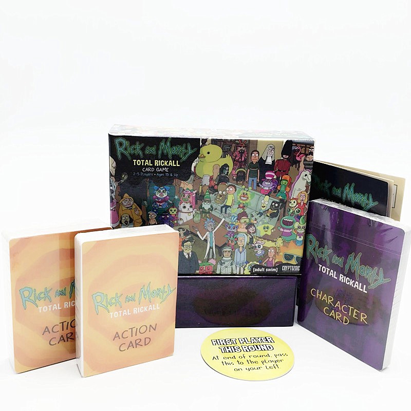 Rick and Morty Total Rickall Cooperative Card Game