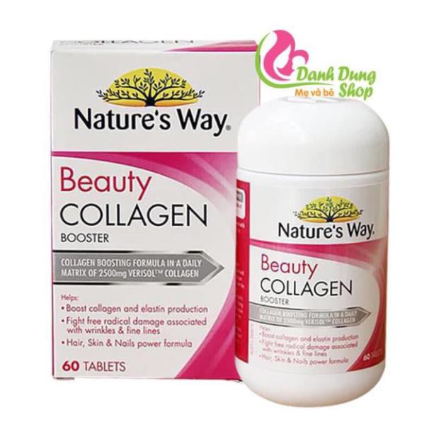 Viên uống đẹp da Beauty Collagen Booster Nature's Way của Úc, 60 viên