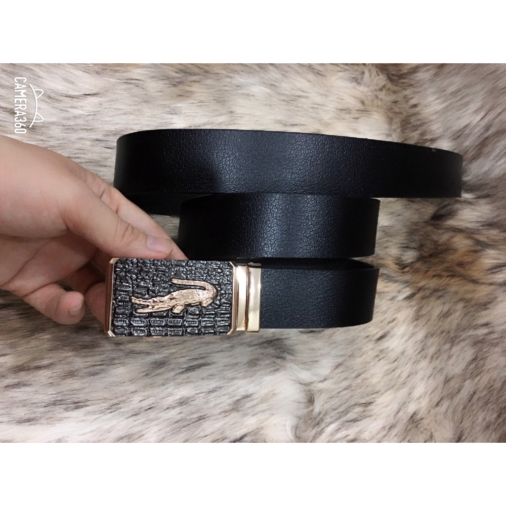 Thắt Lưng Dây Nịt Da Bò Mặt Khóa LC Cao Cấp